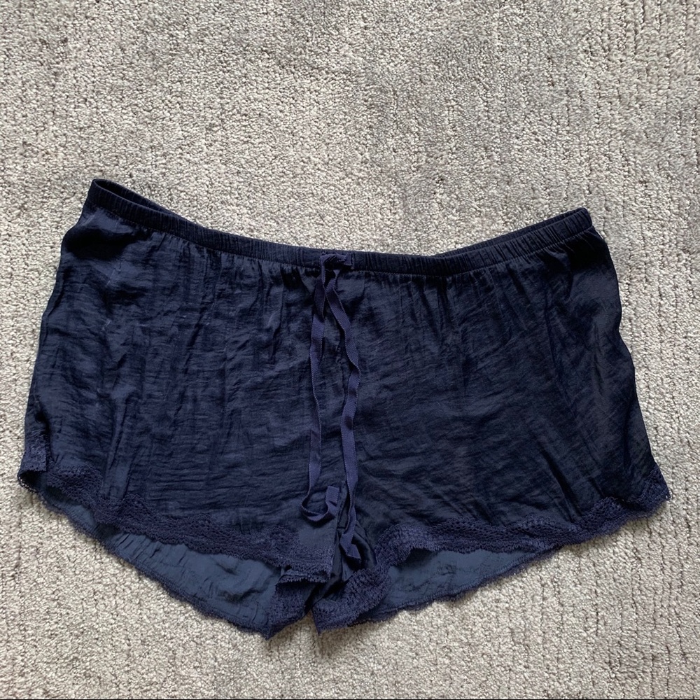 Navy Aerie Pajama Shorts Size Large